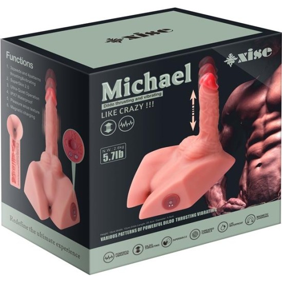 Xise Michael Masturbator with Thrusting and Vibration 2.57 kg
