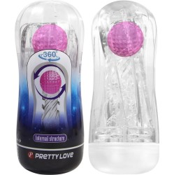 Prettylove Masturbator Cup with Magic Ball