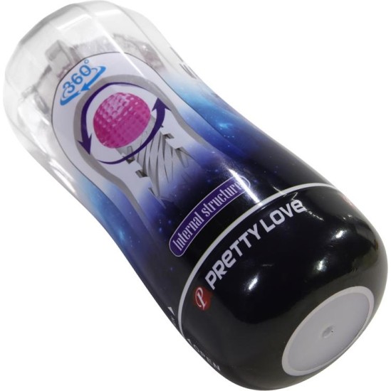 Prettylove Masturbator Cup with Magic Ball