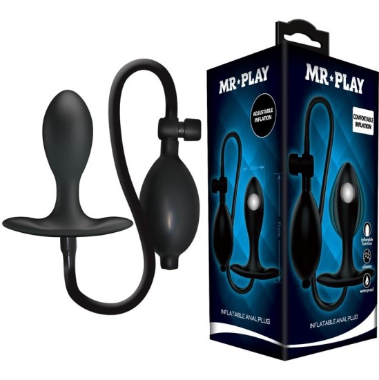 Mr Play Inflatable Anal Plug with Internal Ball Weight
