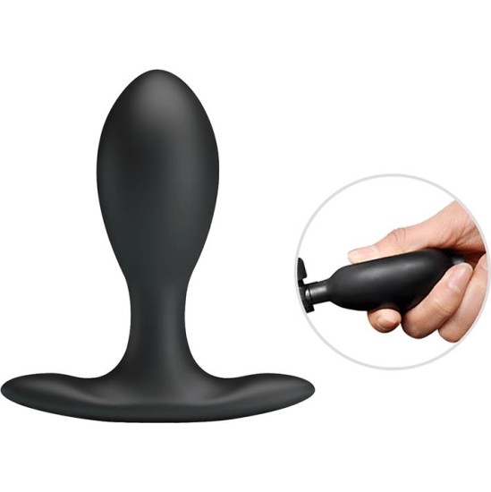 Mr Play Inflatable Anal Plug with Internal Ball Weight