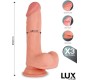 LUX Max Triple Density Dildo with Balls 8.2