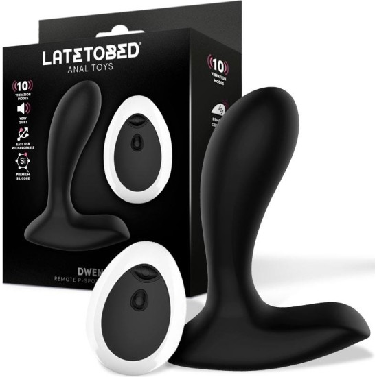 Latetobed Dwen P-Spot Vibrator USB with Remote Control