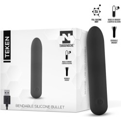 Tardenoche Teken Bendable Vibrating Bullet Liquid Silicone Unibody Magnetic USB