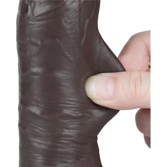 Lovetoy Sliding Skin Dual Layer Dildo 8