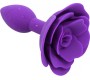 A-Gusto Rose Silicone Butt Plug Purple