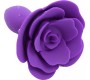 A-Gusto Rose Silicone Butt Plug Purple