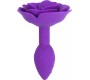 A-Gusto Rose Silicone Butt Plug Purple