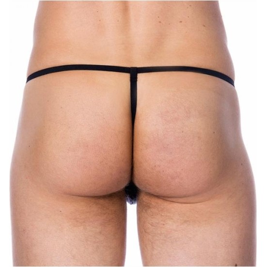 Bondage Play Leather Adjustable G-string One size