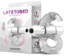 Latetobed Horizon Vibrating Penis Ring with Rabbit Clear