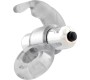 Latetobed Horizon Vibrating Penis Ring with Rabbit Clear