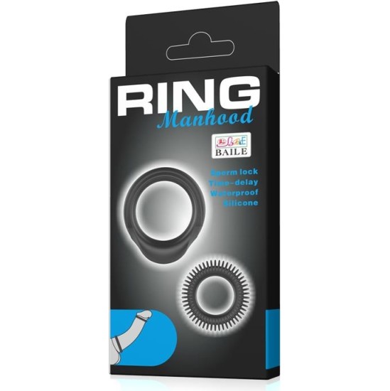 Baile Manhood Set of 2 Cock Ring