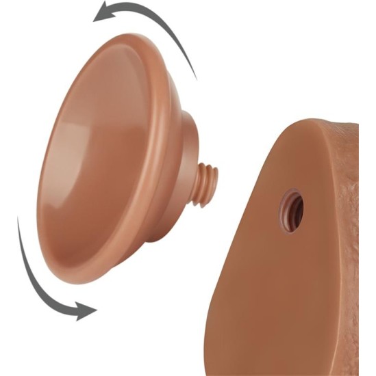 Lovetoy Dildo Sliding Skin 8.5 Brown