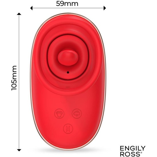 Engily Ross Lizer Stimulator with Licking, Vacuum Pump and Vibration