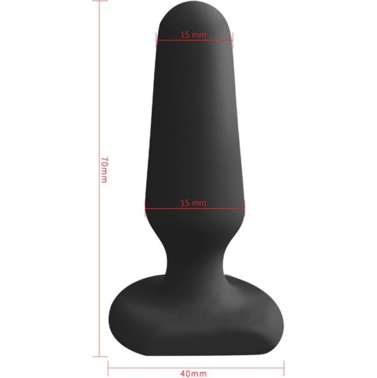 Latetobed Doon Silicone Butt Plug Black