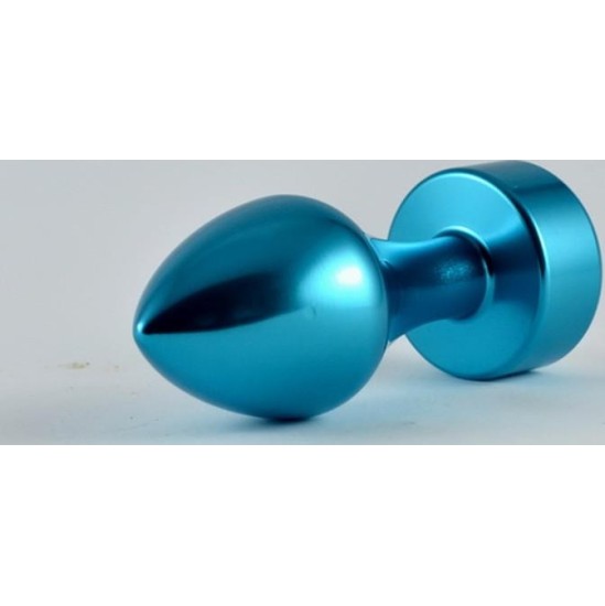 Lovetoy Butt Plug Blue Rosebud with Jewel