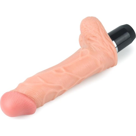 Lovetoy Dildo Flexi 9 with Vibration Flesh