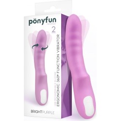 Intoyou Brightpurple Vibe y Rotator Double Motor 360? USB Silicone