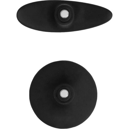 Ouch! Butt Plug Set Pointed Large Suction Cup Black