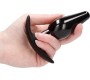 Ouch! Butt Plug Set Pointed Large Suction Cup Black