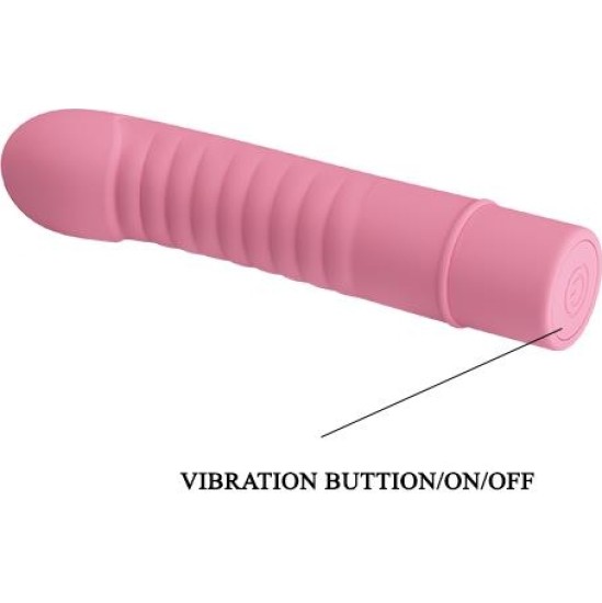 Prettylove Stimulator Mick Silicone Pink