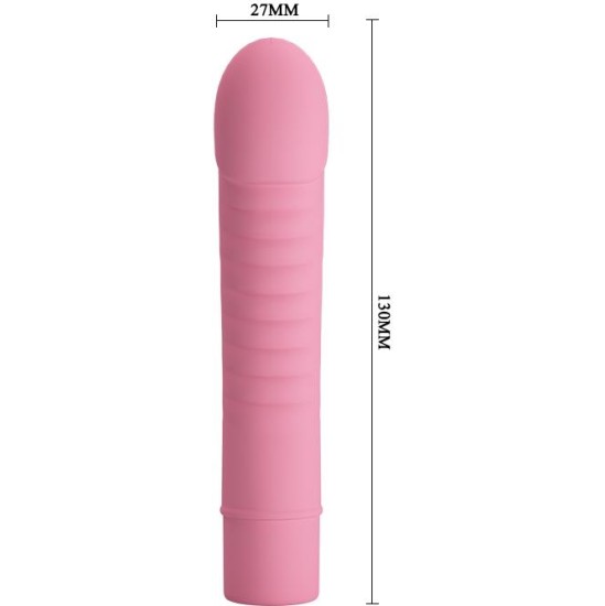 Prettylove Stimulator Mick Silicone Pink