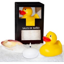 Diverty Sex Set Bath Salts Coconut Duck, Candle and Shell 150 gr