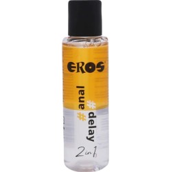 Eros Water Base Lubricant Anal Delay 2 in 1 100 ml