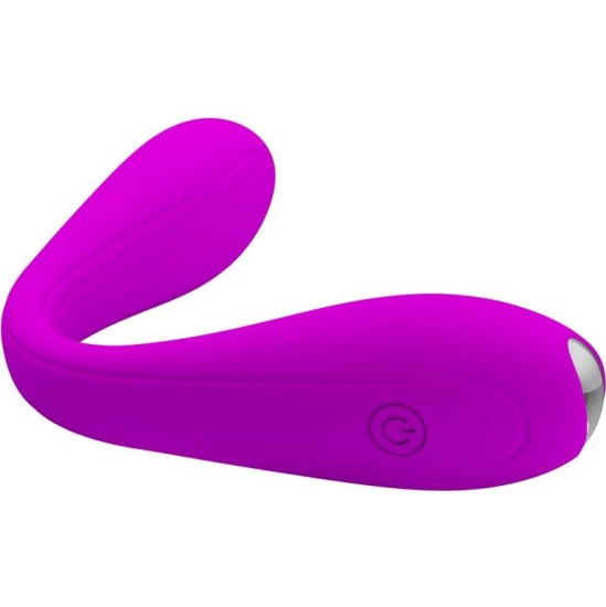 Prettylove Yedda Vibrator Bendable USB Silicone Purple