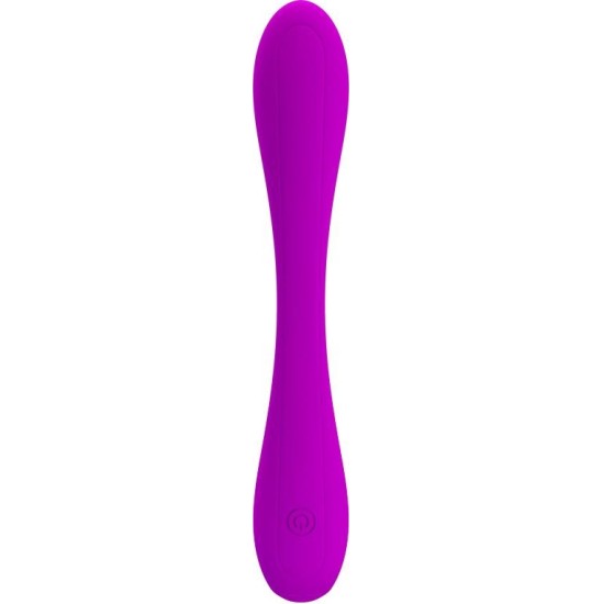 Prettylove Yedda Vibrator Bendable USB Silicone Purple