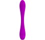 Prettylove Yedda Vibrator Bendable USB Silicone Purple