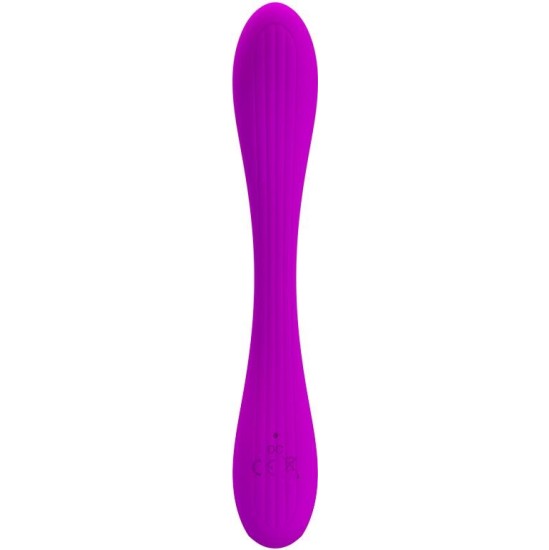 Prettylove Yedda Vibrator Bendable USB Silicone Purple