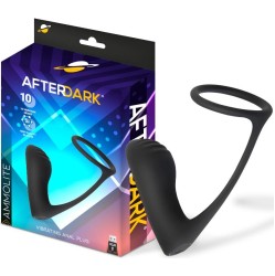 Afterdark Ammolite Vibrating Anal Plug with Testicle Ring