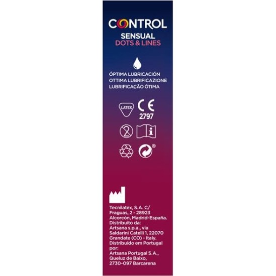 Control Sensual Dots & Lines 12 uds