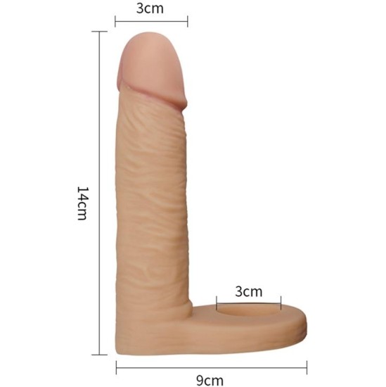 Lovetoy Dildo The Ultra Soft Double 5.8 Flesh