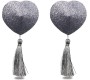 Lovetoy Nipple Covers Reusable Silver Glitter
