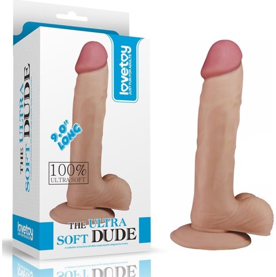 Lovetoy Dildo The Ultra Soft Dude 9 Flesh