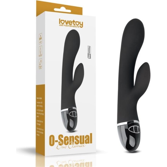 Lovetoy Vibe O-Sensual Clit Duo Climax Black