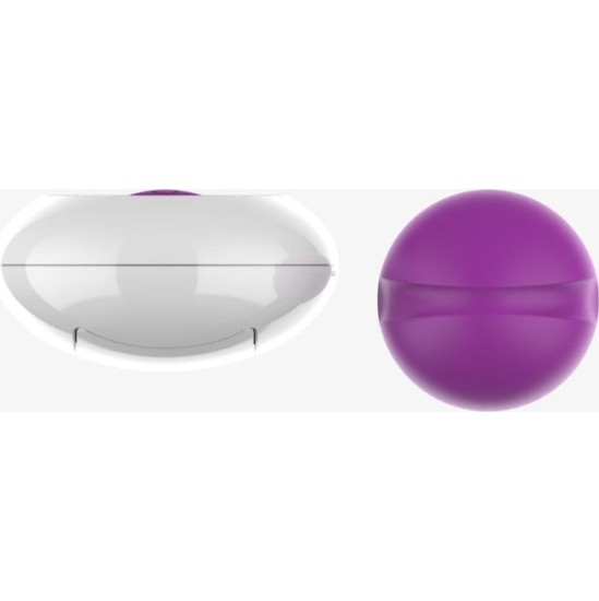 A-Gusto Vibrating Egg with Remote Control USB Purple