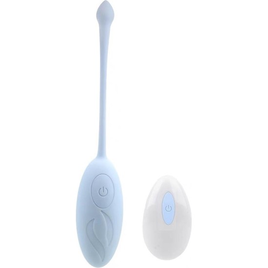 A-Gusto Vibrating Egg with Remote Control Blue