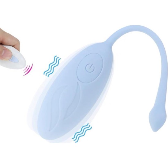 A-Gusto Vibrating Egg with Remote Control Blue