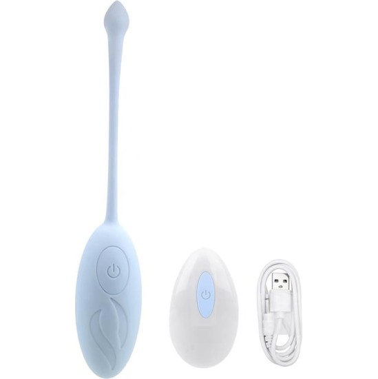 A-Gusto Vibrating Egg with Remote Control Blue