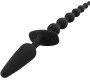 A-Gusto Butt Plug and Anal Chain Silicone Black