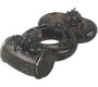 A-Gusto Penis Ring with Vibration Black