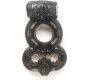 A-Gusto Penis Ring with Vibration Black