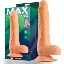 Max & Co Tod Realistic Dildo with Testicles 9 Flesh