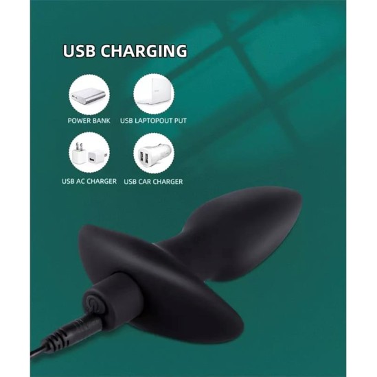 Tardenoche Spear Vibrating Anal Plug USB Silicone