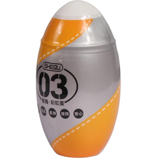 Shequ Masturbator Rainbow Yellow