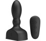 Prettylove Anal Stimulator Harriet Inflatable USB Silicone Black