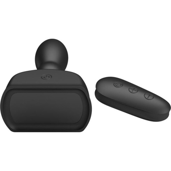 Prettylove Anal Stimulator Harriet Inflatable USB Silicone Black